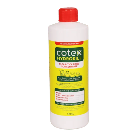 Cotex Hydrokill Flea & Tick Rinse Concentrate 500ml