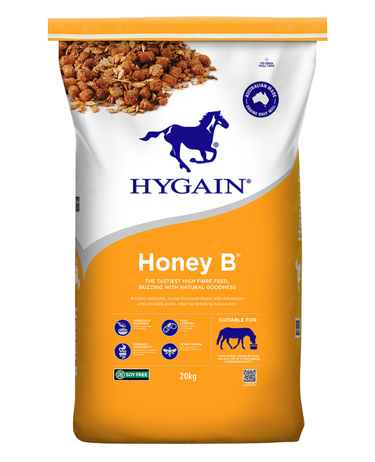 Hygain HONEY B® 20kg horse feed bag