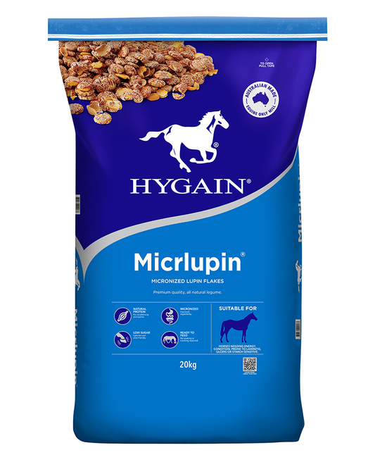Hygain MICRLUPIN® 20kg horse feed bag