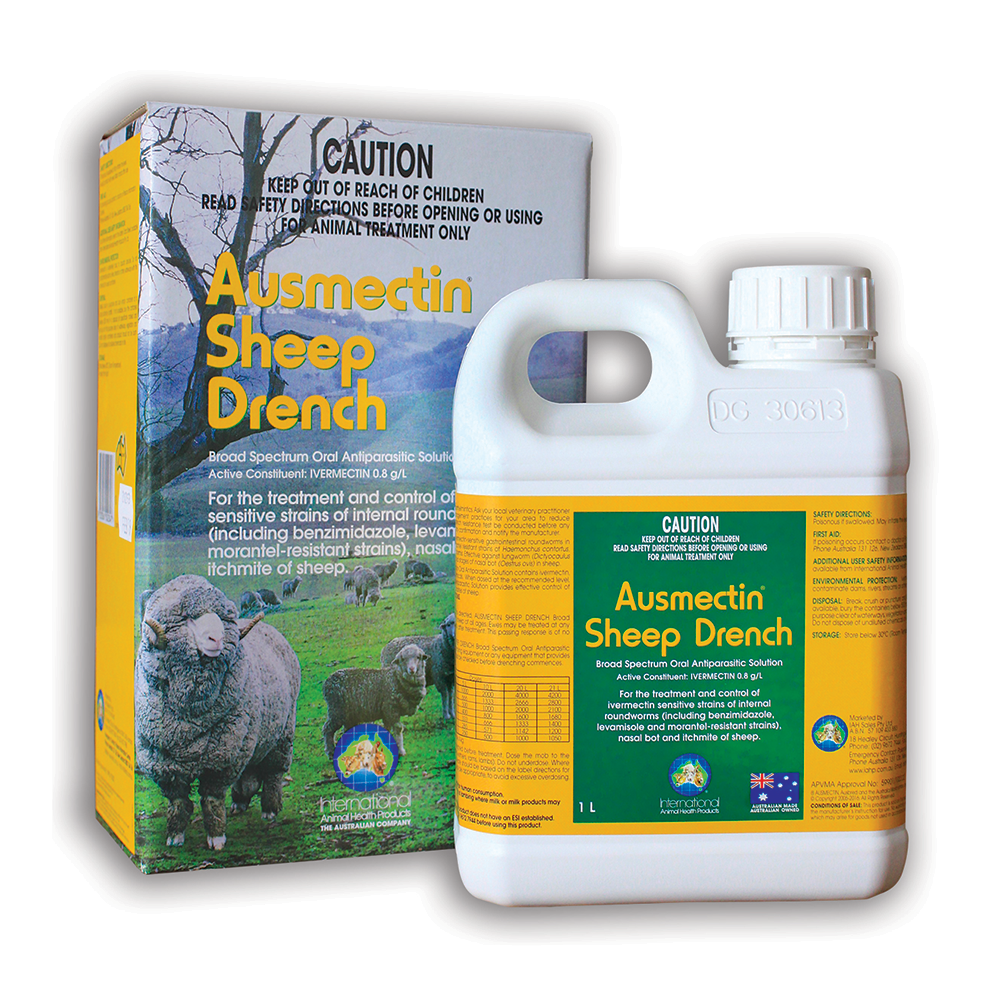 IAH Ausmectin Sheep Drench 1L