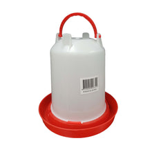 iPetz Plastic Poultry Drinker 3L Red and White