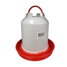 iPetz Plastic Poultry Drinker 6L Red and White