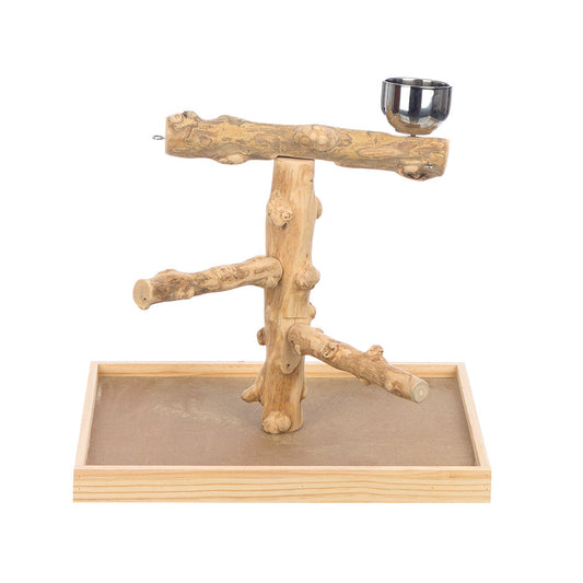 Beak Joy Birdie Jungle Gym Java Wood Medium