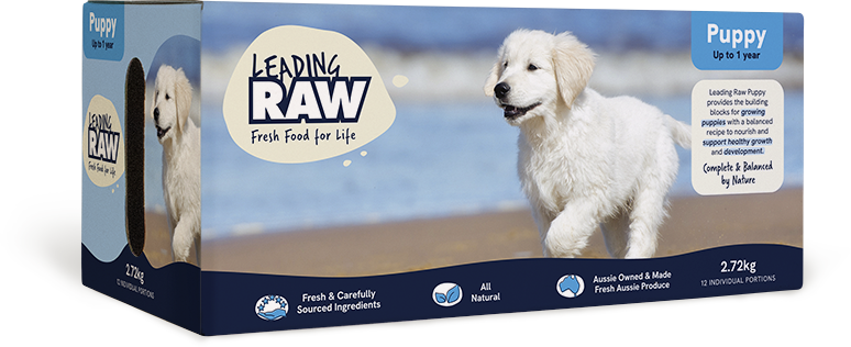 Leading Raw Puppy Frozen Dog Food 2.72kg