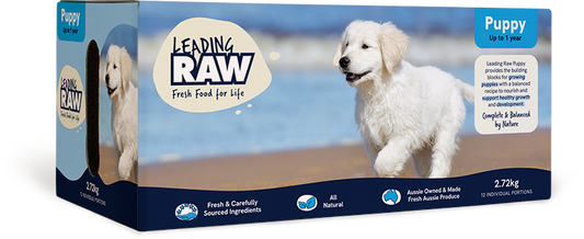 Leading Raw Puppy Frozen Dog Food 2.72kg