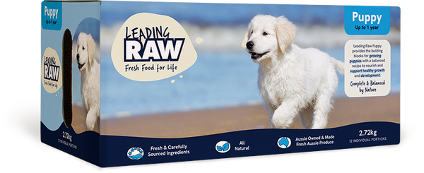 Leading Raw Puppy Frozen Dog Food 2.72kg