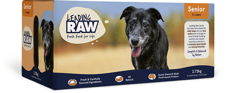 Leading Raw Senior Frozen Dog Food 2.72kg