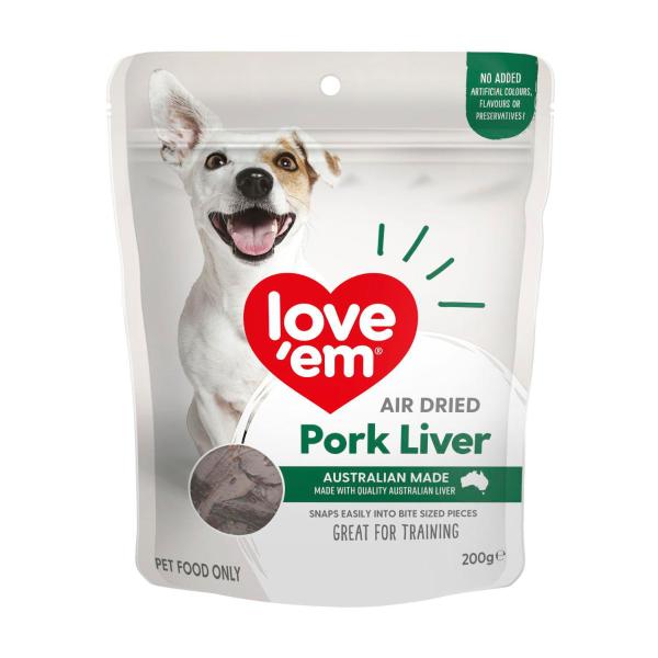 Love ’Em Air-Dried Pork Liver 200g