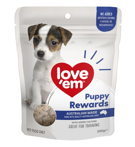 Love ’Em Liver Puppy Rewards 200g