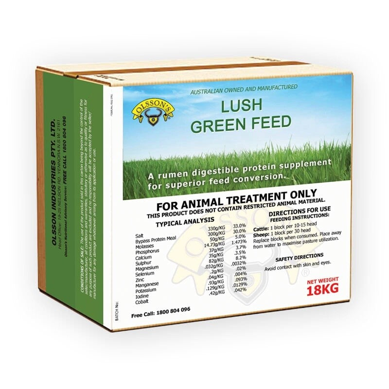 Olssons Lush Green Feed Block 18kg