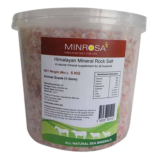 Minrosa Animal Grade Himalayan Salt Granules 5kg