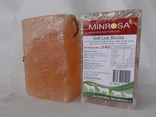 Minrosa Himalayan salt lick block with rope 3kg