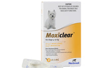 Moxiclear for Dogs 4-10kg 3 Pack