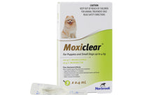 Moxiclear for Puppies & Small Dogs up to 4kg 3 Pack