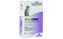 Moxiclear for Kittens, Small Cats & Ferrets up to 4kg 3 Pack