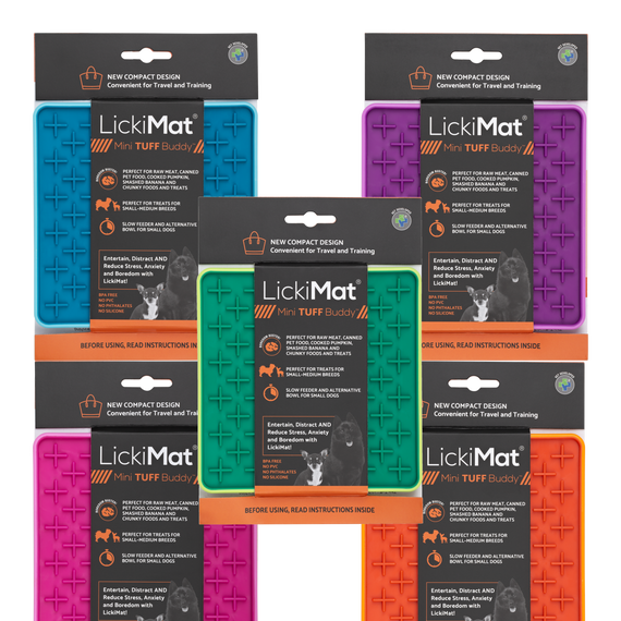 LickiMat Mini Tuff Buddy colours
