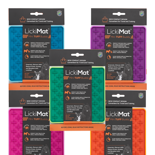 LickiMat Mini Tuff Buddy colours