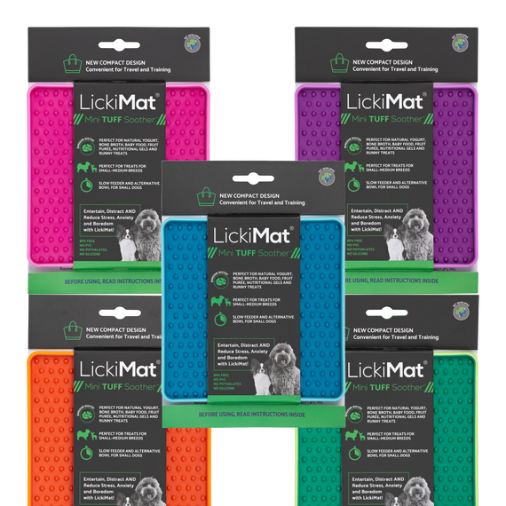 LickiMat Mini Tuff Soother colours