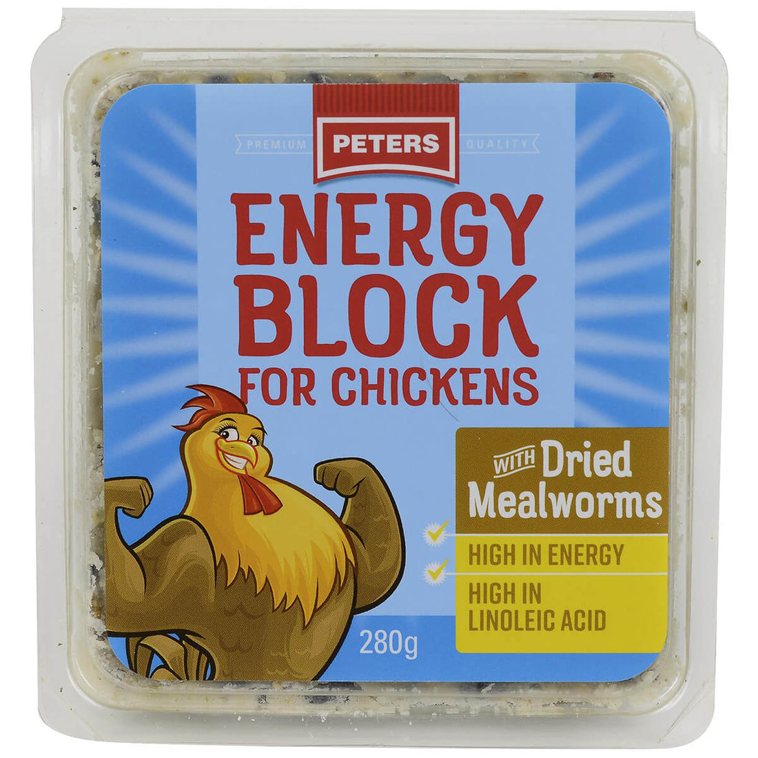 Peters Energy Block with Dried Mealworms 280g