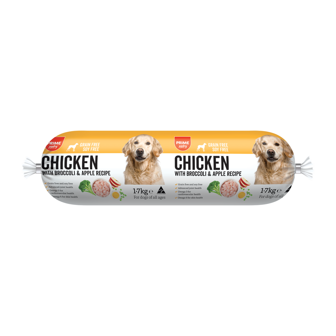 Prime Pantry Fresh Roll Chicken Broccoli and Apple 1.7kg