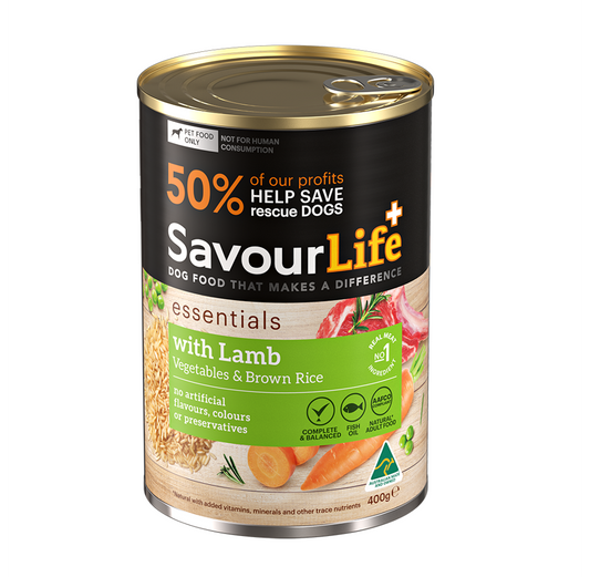 SavourLife Essentials Lamb with Veggies & Rice Wet Dog Food
