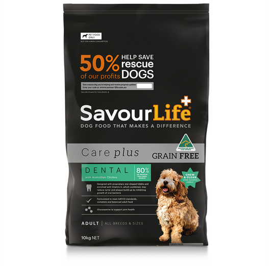 SavourLife Care Plus Grain Free Dental Australian Chicken Dry Dog Food