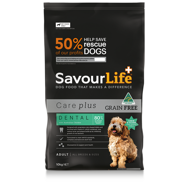 SavourLife Care Plus Grain Free Dental Australian Chicken Dry Dog Food