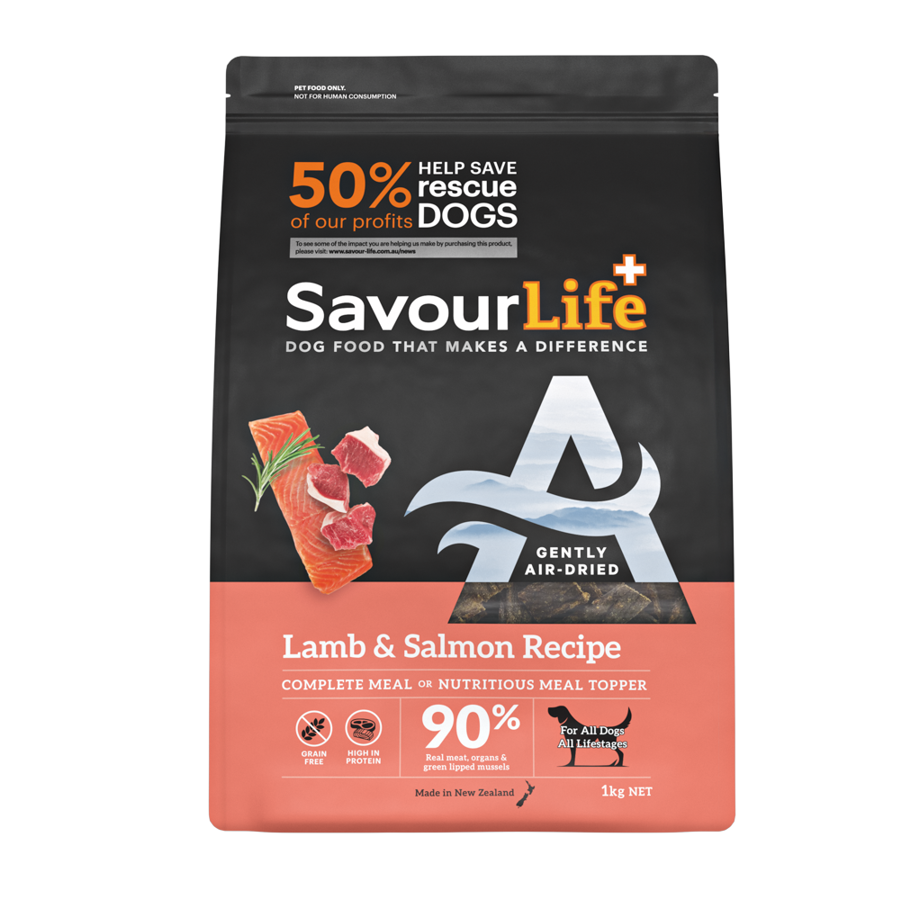 SavourLife Air-Dried Lamb & Salmon Recipe Dog Food