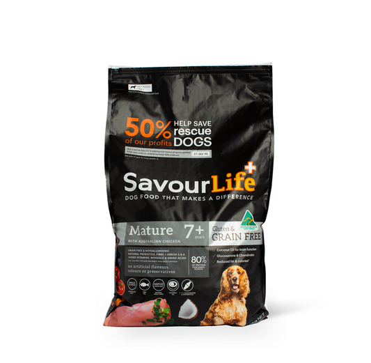 SavourLife Grain Free Mature 7+ Australian Chicken Dry Dog Food