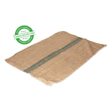 Superior Pet Goods Original Hessian Bag – Large green stripe
