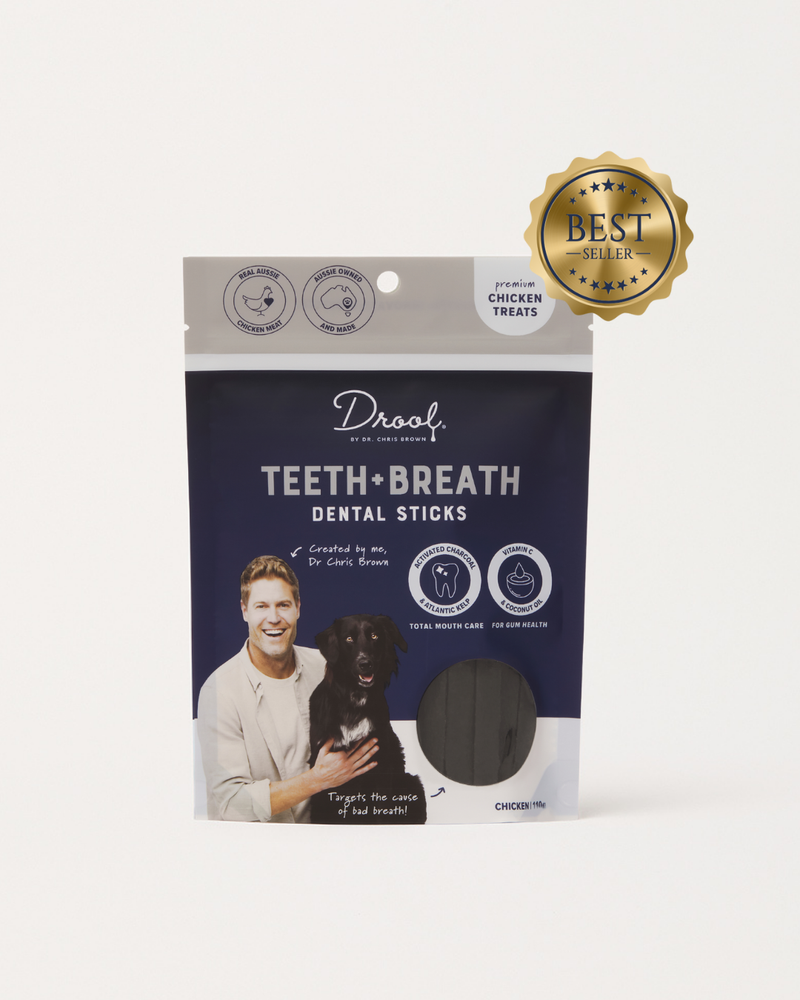 Drool Teeth + Breath dental sticks 110g