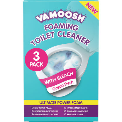 Vamoosh Toilet Foaming Cleaner 3 x 100g