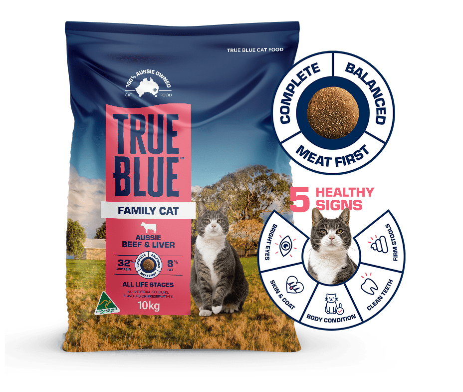 True Blue Family Cat Aussie Beef and Liver dry cat food