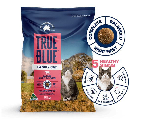 True Blue Family Cat Aussie Beef and Liver dry cat food