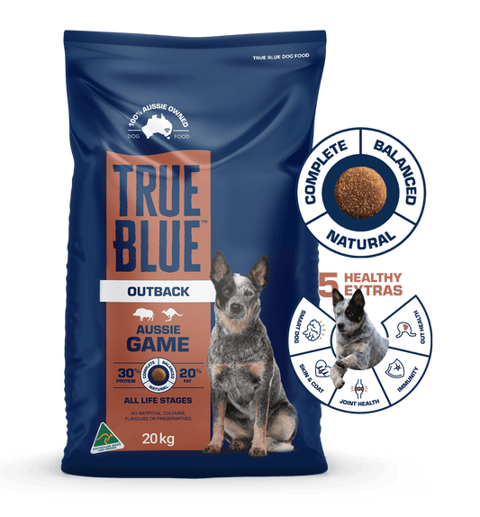 True Blue Outback Aussie Game dry dog food