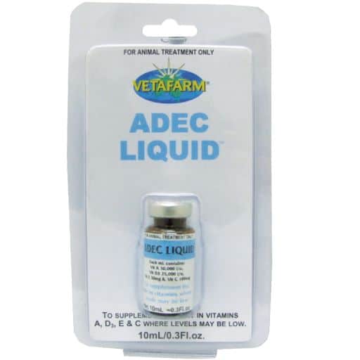 Vetafarm ADEC Liquid 10ml product packaging