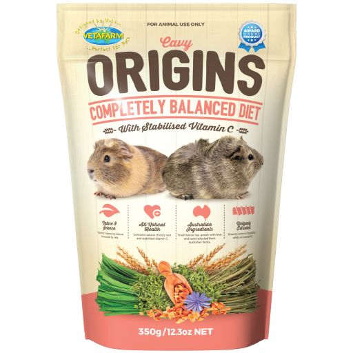 Vetafarm Cavy Origins product packaging