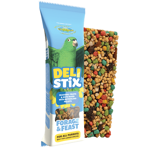 Vetafarm Deli Stix Forage & Feast 100g product packaging
