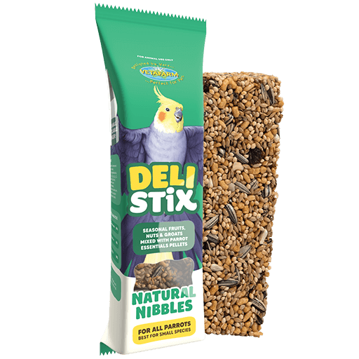 Vetafarm Deli Stix Natural Nibbles 100g product packaging