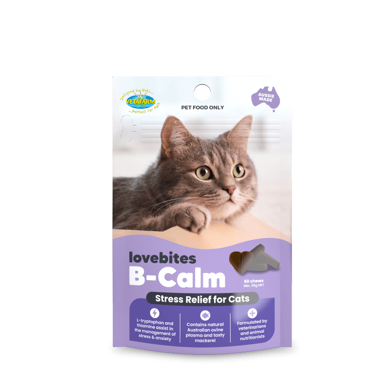 Vetafarm Lovebites B-Calm Chews for Cats 60 Pack