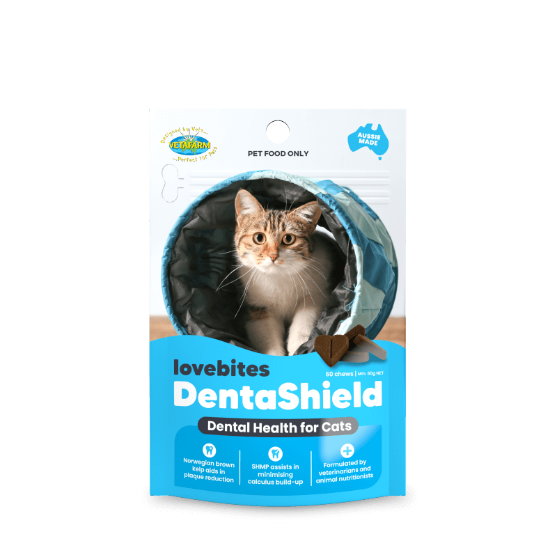 Vetafarm Lovebites DentaShield Chews for Cats 60 Pack