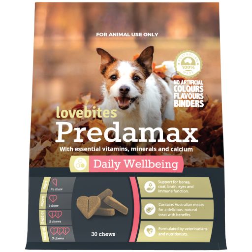 Vetafarm Lovebites Predamax Chews for Dogs 60 Pack