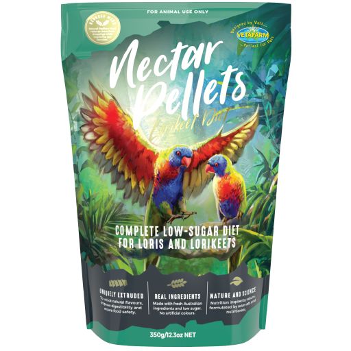 Vetafarm Nectar Pellets product packaging