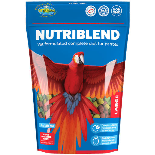 Vetafarm Nutriblend Large product packaging