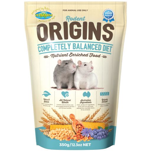 Vetafarm Rodent Origins product packaging