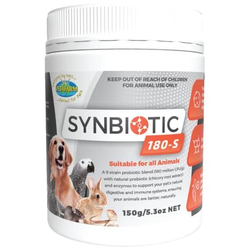 Vetafarm Synbiotic 180-S product packaging