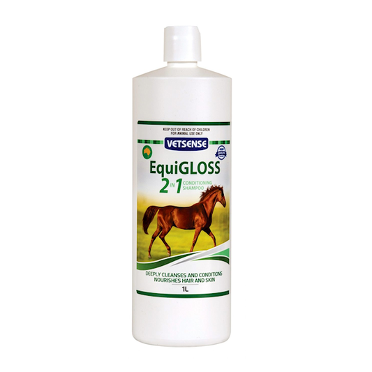 Vetsense EquiGLOSS 2 in 1 Conditioning Shampoo