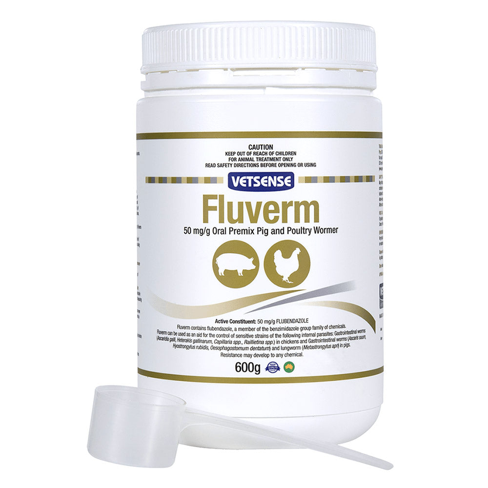 FLUVERM 600g – Pig and Poultry Wormer