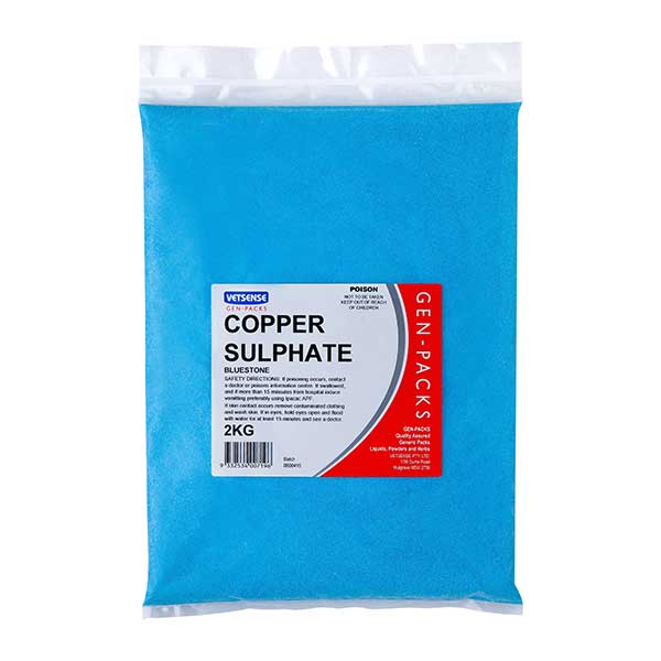 Vetsense Gen Packs Copper Sulphate