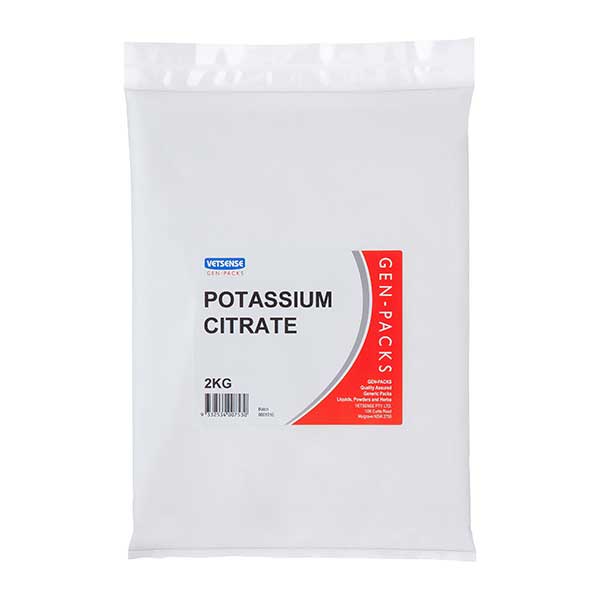 Vetsense Gen Packs Potassium Citrate